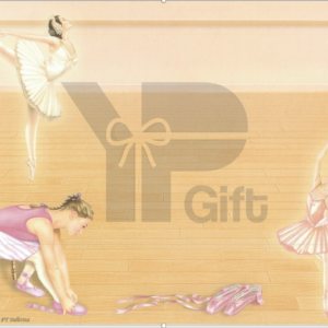 Ballerinas practicing and tying pointe shoes in dance studio